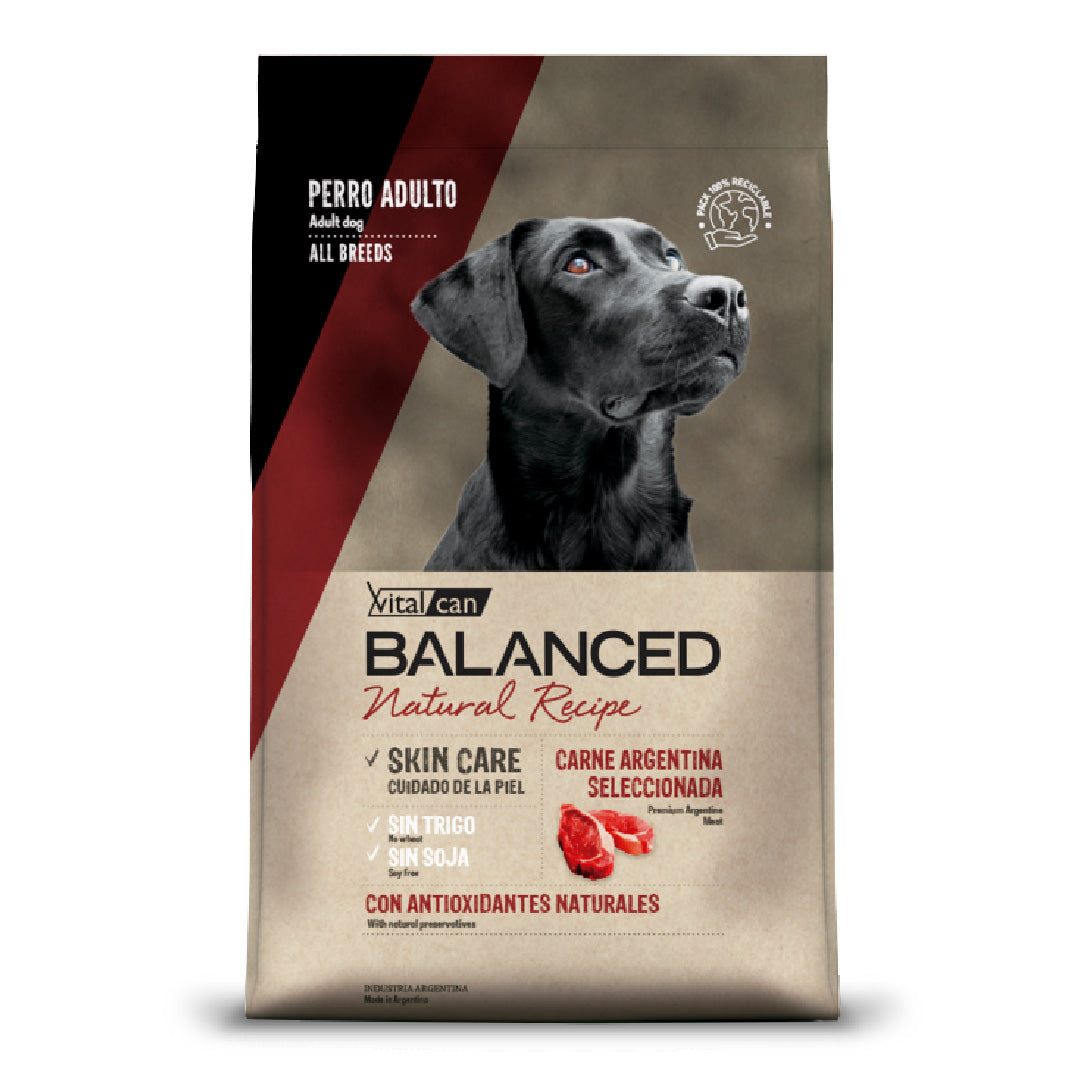 Alimento Balanced Perro Adulto Piel Sensible Carne Argentina 15+2kg