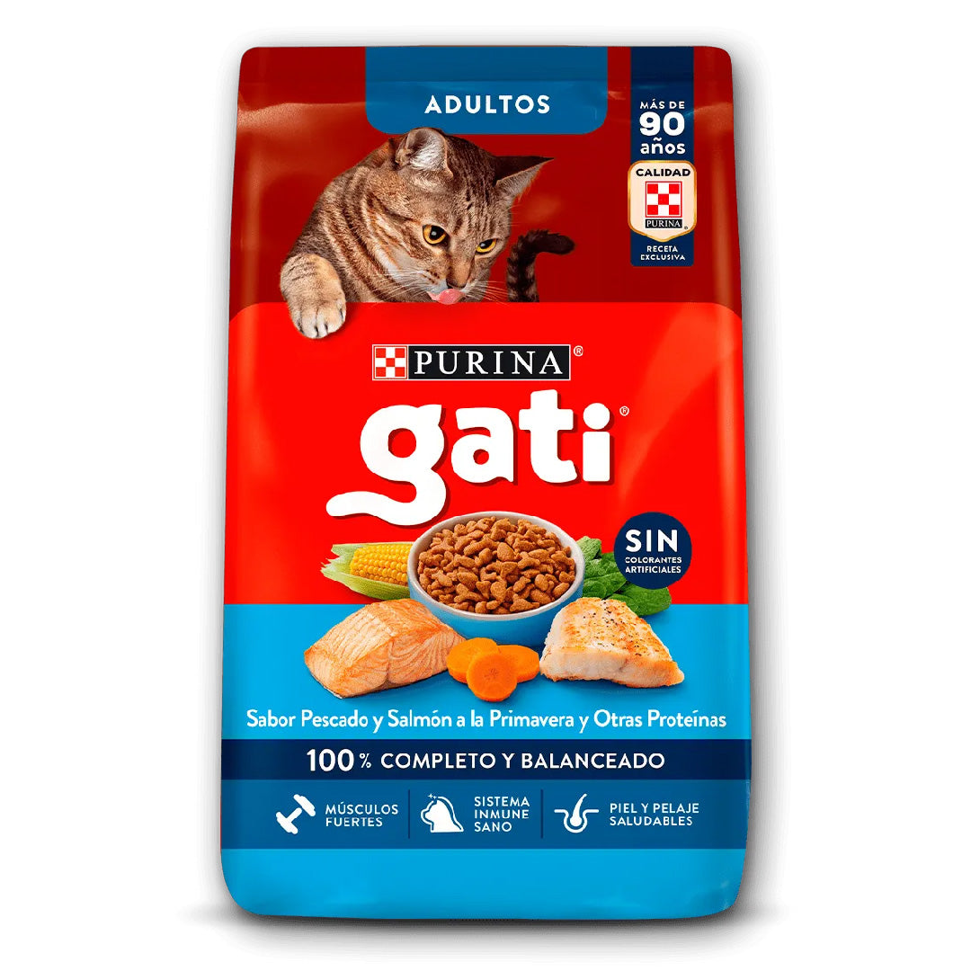 Alimento Gati Adulto Pescado y Salmón a la Primavera