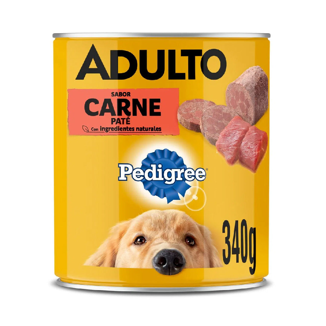 Lata Pedigree Perro Adulto sabor Carne 340gr