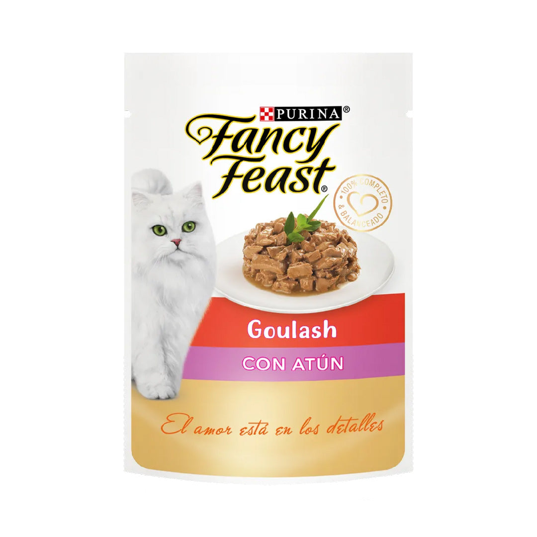 Pouch Fancy Feast Gato Goulash Atun 85gr