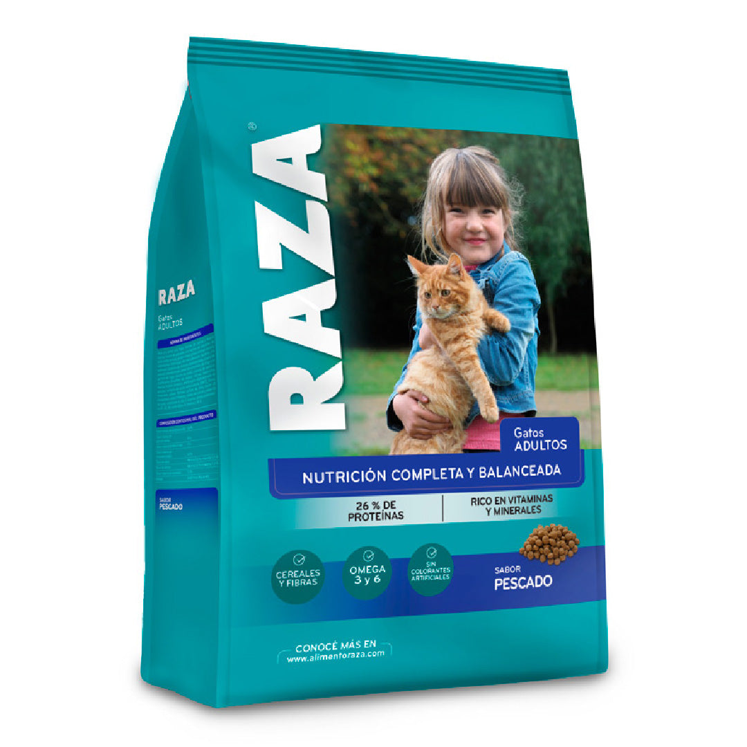 Alimento Raza Gato Adulto sabor Pescado