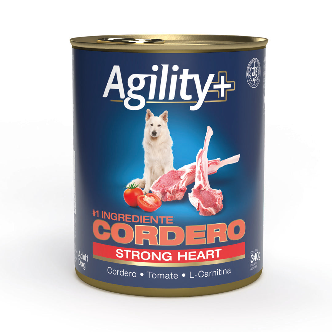 Lata Agility+ Perro Adulto Cordero Strong Heart