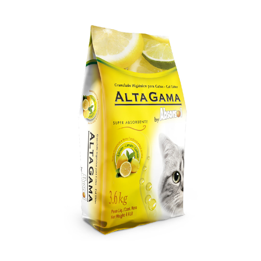 Piedras Sanitarias Gato Absorsol Alta Gama Limテウn 3,6kg