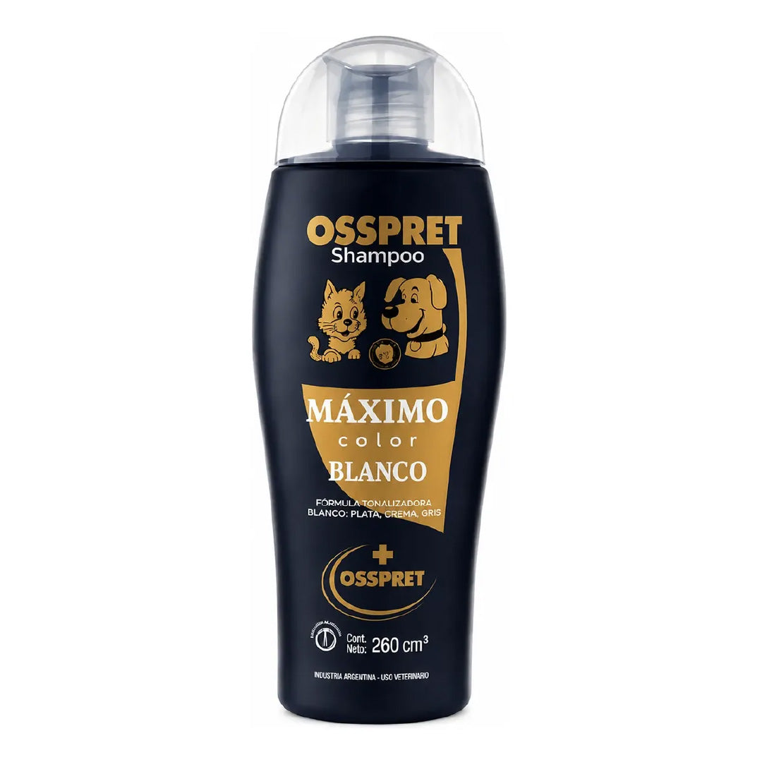Shampoo Perro Osspret Tonalizador Blanco