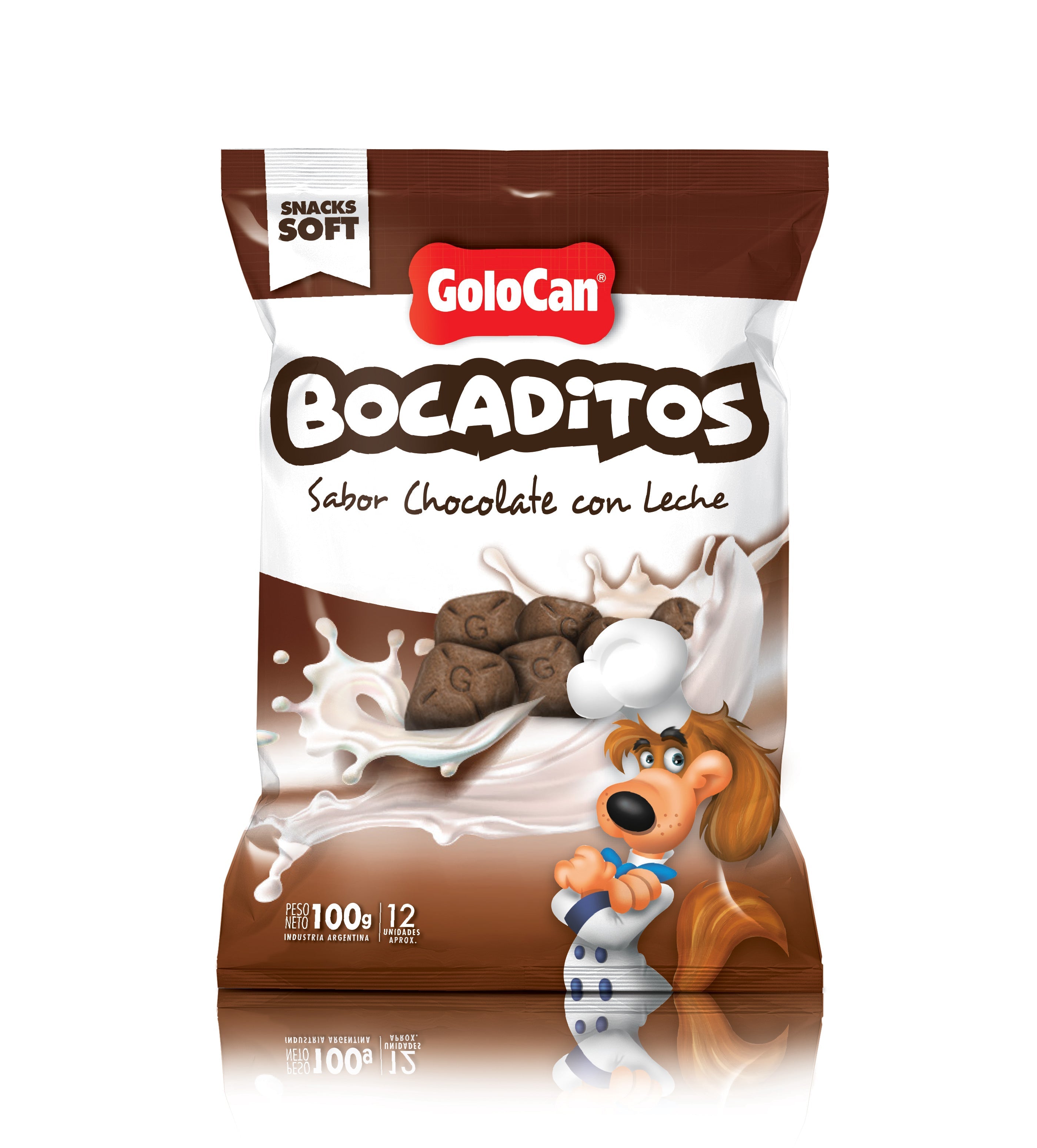 Bocaditos Perro Golocan Chocolate con Leche