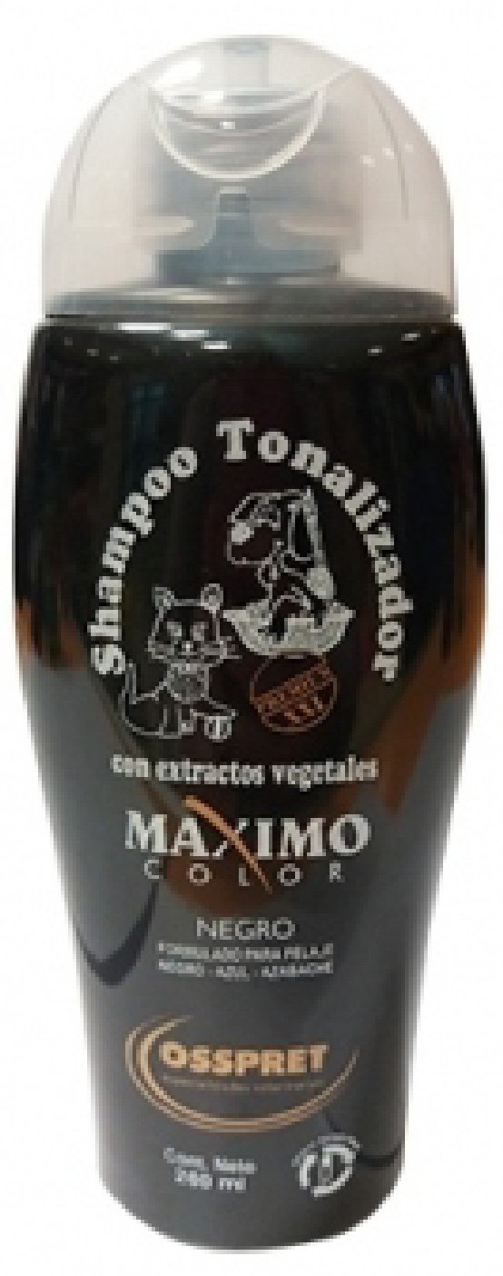 Shampoo Perro Osspret Tonalizador Negro 250cm3