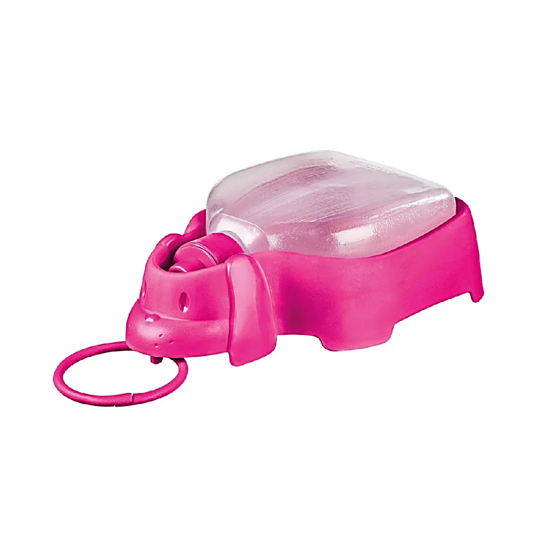 Bebedero Portátil Transportable Rosa