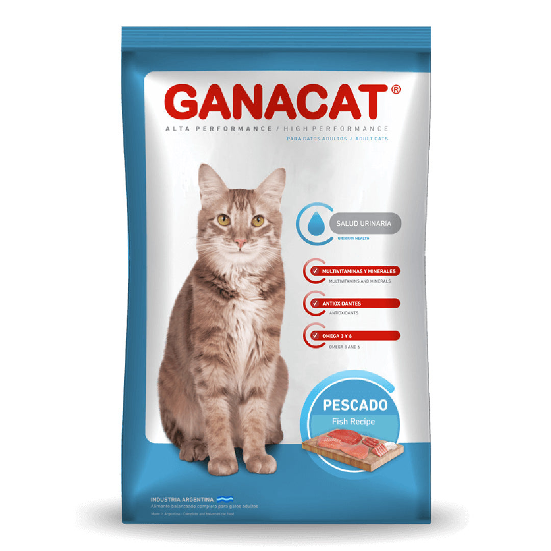 Alimento Ganacat Gato Adulto Pescado 10+1kg