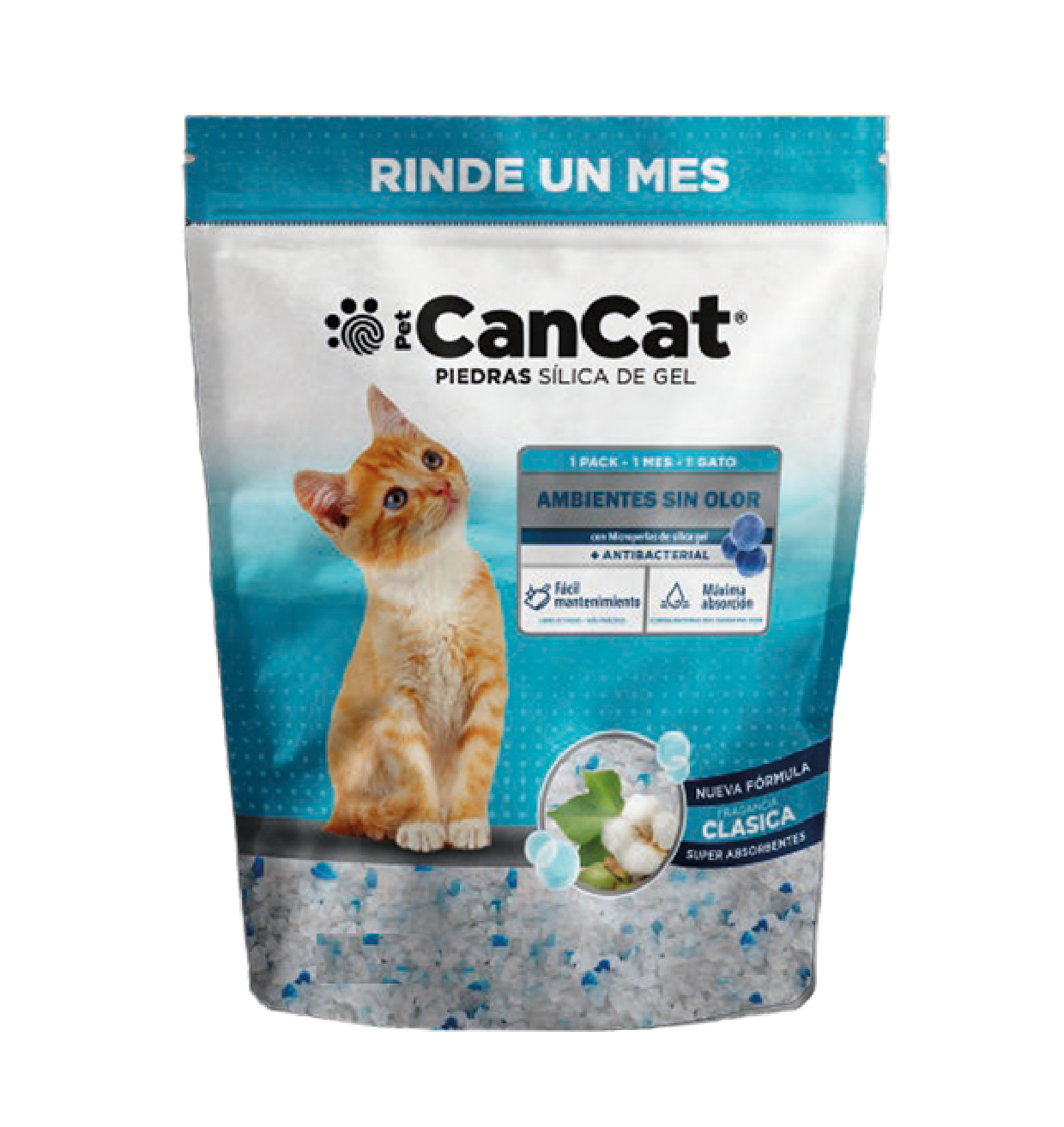 Piedras Sanitarias Gato CanCat Silica Gel Clasica 2lt