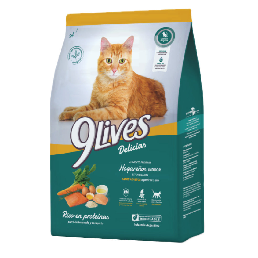 Alimento 9 Lives Gato Adulto Indoor Esterilizado