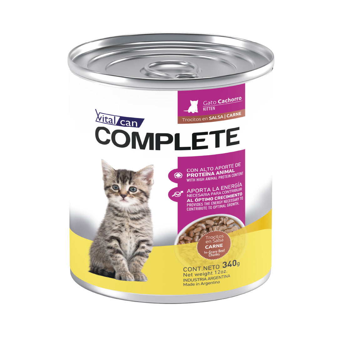 Lata Complete Gato Cachorro Carne