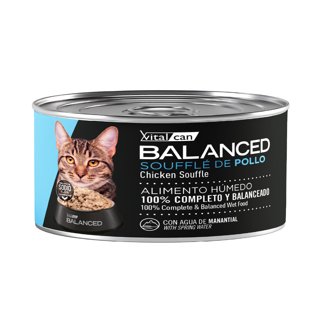 Lata Balanced Gato Adulto Souffle Pollo