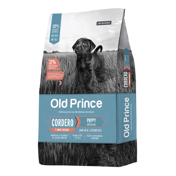 Alimento Old Prince Perro Cachorro Cordero y Arroz