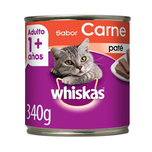 Lata Whiskas Gato Adulto Carne
