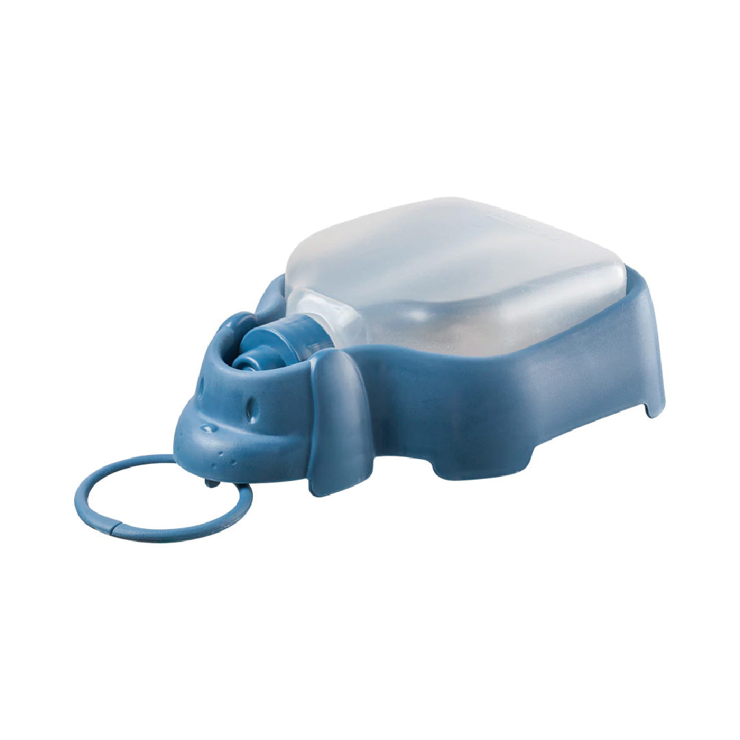 Botella Bebedero Portátil Transportable Azul