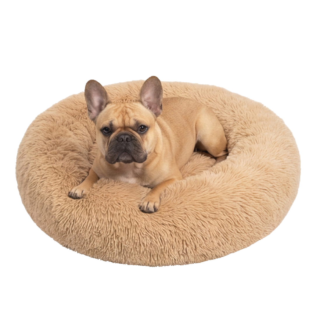 Cama Antiestrés Funda Desmontable Camel