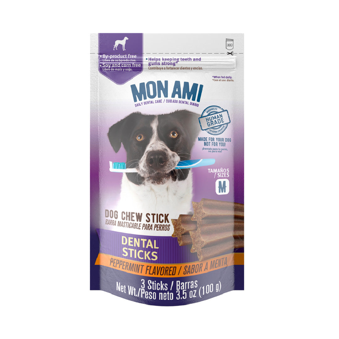 Barras Masticables Mon Ami Dental Sticks Medianas para Perros