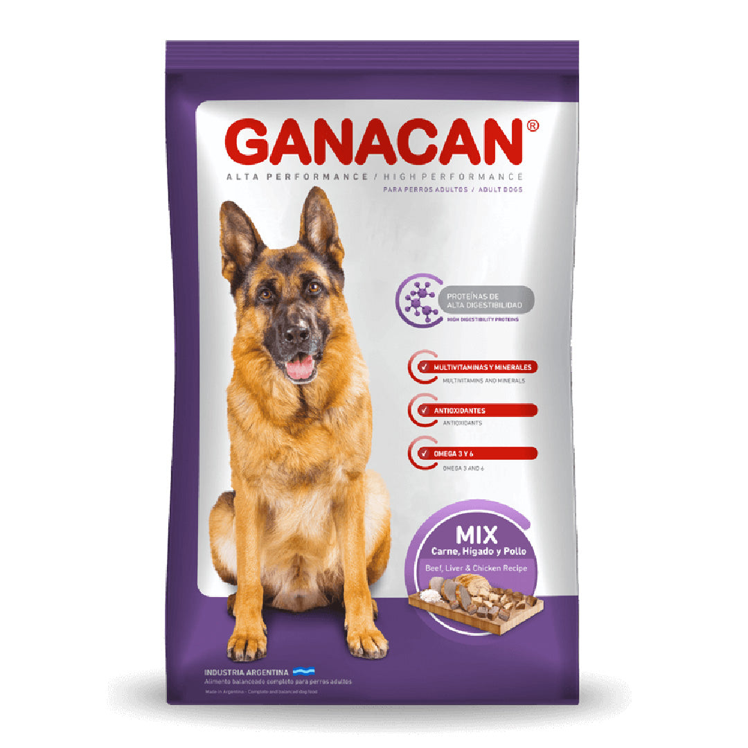 Alimento Ganacan Perro Adulto Mix